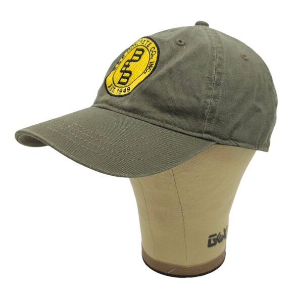 B & B Concrete Strapback Cap Hat Trucker Baseball Embroidered Patch Gray - Picture 2 of 13